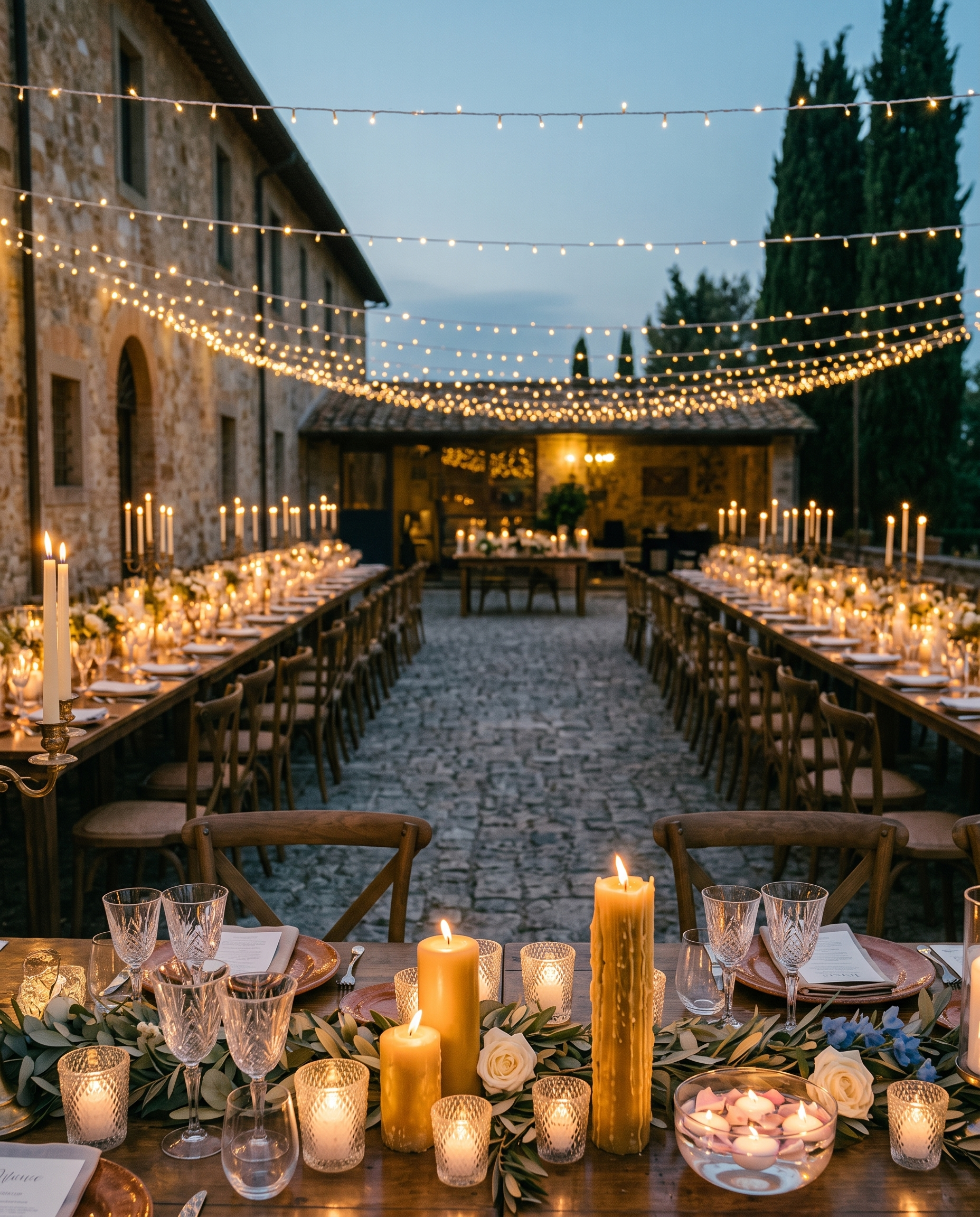 Candele per eventi